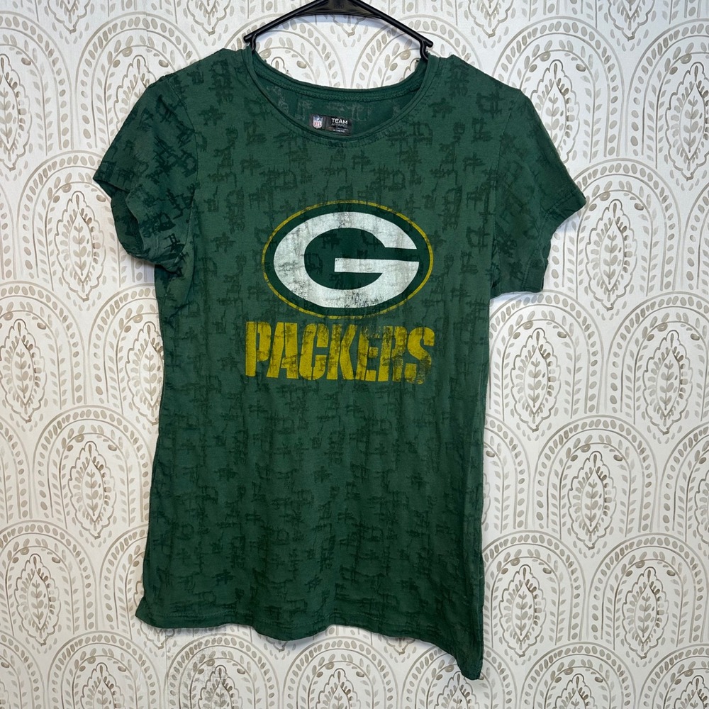 Green Bay Packers Womens Team Apparel 1st & Fashion Collection T Shirt Size‎ L